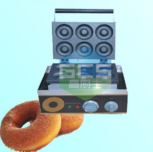 

units/lots electric 6 holes donuts machine maker snack cookie bread makers