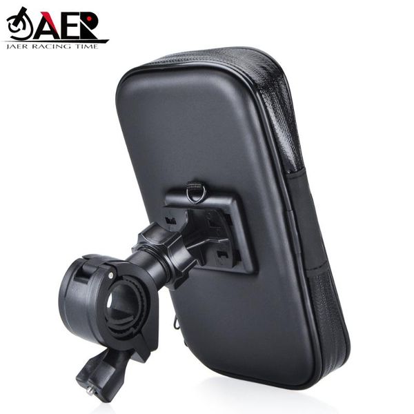 

motorcycle mirrors bike atv mirror mount holder water resistance case for mobile cell phone gps usb charger