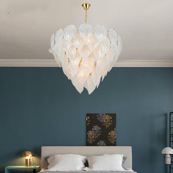 

nordic led living room chandelier lighting luxury el crystal decoration modern dining bedroom hanging lamp pendant lamps