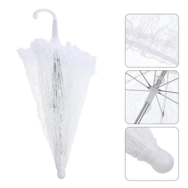 

umbrellas 1pc exquisite lace umbrella wedding parasol elegant lady pography props