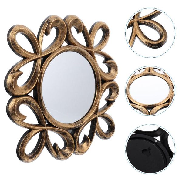 

mirrors 3pcs vintage hanging wall mirror nordic style round
