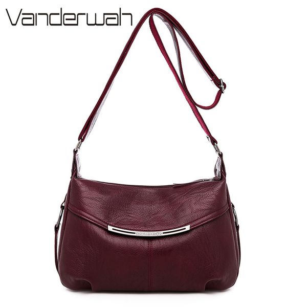 

women vintage soft leather casual designer shoulder messenger crossbody bags