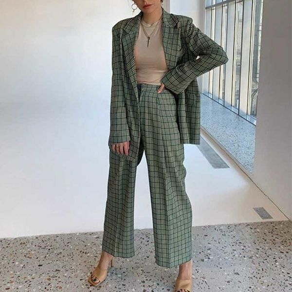 

women's two piece pants simple elegant plate pieces women blazer take casual streetwear suits set chic office ladies jacket, White