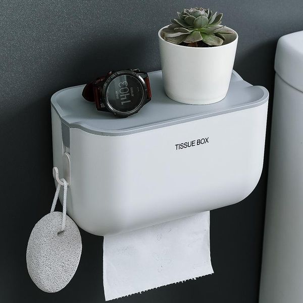 

tissue boxes & napkins bathroom storage box wall-mounted toilet hole-waterproof