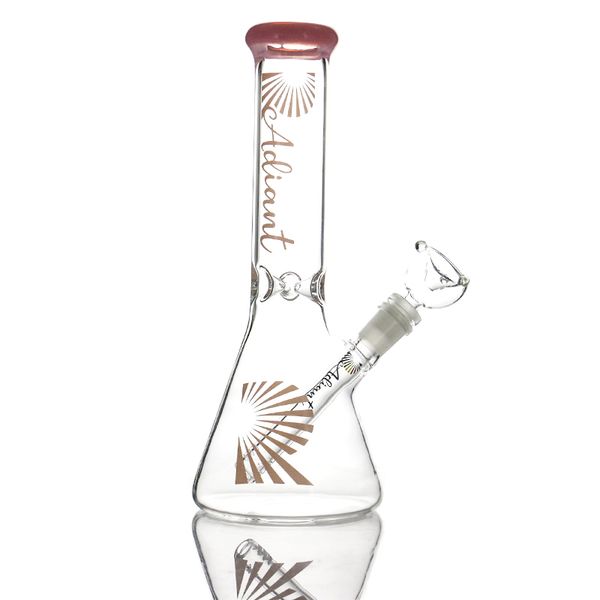 Narghilè bong beaker bong 10,8 pollici Piccola pipa ad acqua spessa con ciotola in vetro da 14 mm 4 pollici downstem per fumare