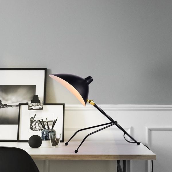 

nordic industrial style metal table lamp restaurant bar villa el home bedside desk light ta217 lamps