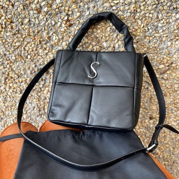 

calfskin tote handbags plaid bags designs crossbody women handbag leather straps shoulder bag fashion cluthc wallet luxury purse 2sizes