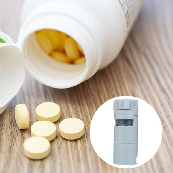 

storage bottles & jars 1pc cutter box splitter case multifunctional medication