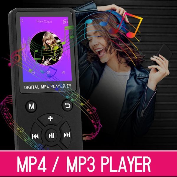 

mp3/mp4 player mini portable music mp4 media fm radio hi-fi lossless sound support radio, recording, video, mp3 & players
