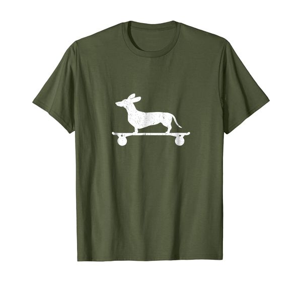 

Cute Dachshund on a Skateboard Funny Wiener Dog T-shirt, Mainly pictures