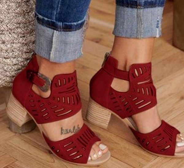

high heels pu leather one-strap sandals pumps party shoes woman sandalias women gladiator mujer sapato feminino sf0292 dress, Black