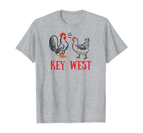 

florida key west roosters love shirt t-shirt, White;black