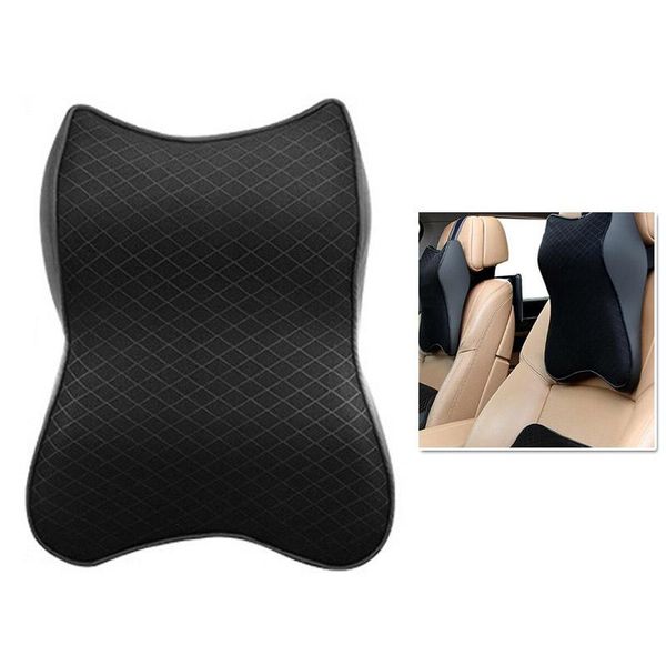 

seat cushions car headrest pad 3d memory foam pillow head neck rest support cushion pain relief travel breathable