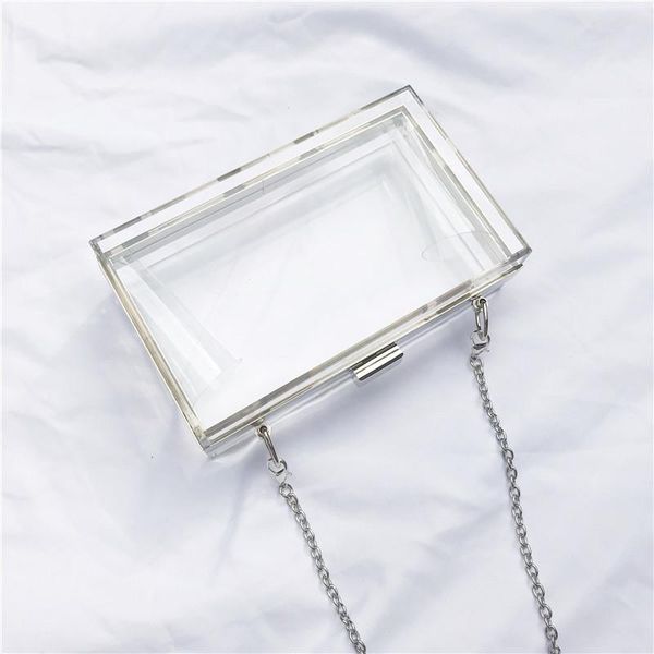 

evening bags transparent women clutch acrylic clutches purses girls wedding chain ladies shoulder bag bolsa female