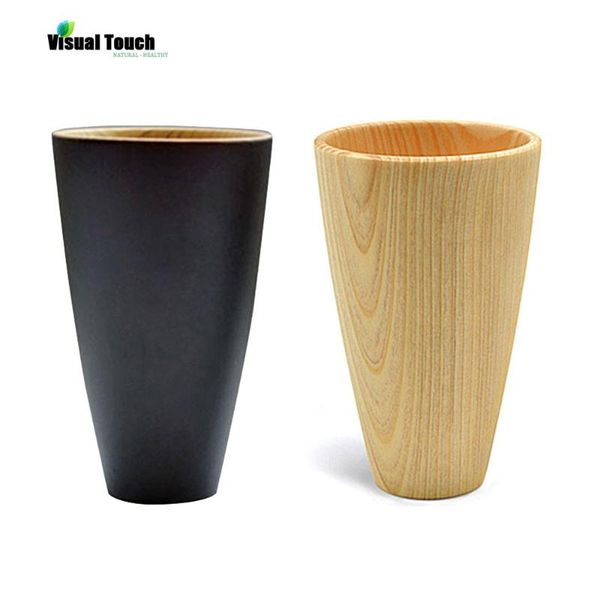 

mugs visual touch wood mug coffee tea drinking cup beer eco-friendly japanese tableware wooden cups natural