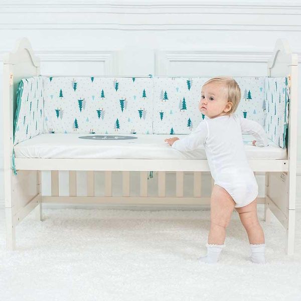 

bedding sets 1pcs nordic baby bumper crib around cushion sleeper fence cot protector 120x30cm