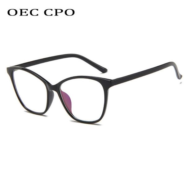 

fashion sunglasses frames oec cpo vintage clear glasses o648, Black