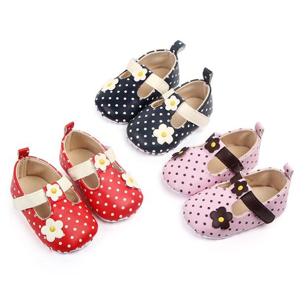 

first walkers 2021 the dot baby shoes soft sole girl casual