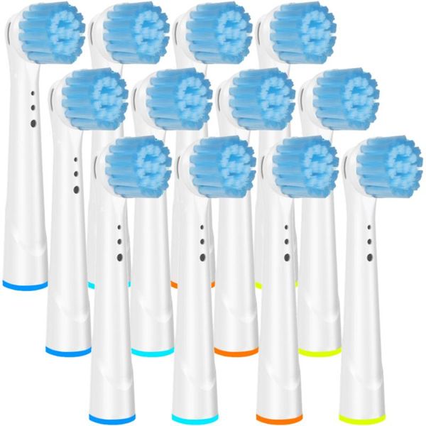 

smart electric toothbrush 12pcs sensitive heads for oral-b advance power/pro health