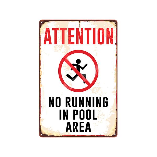 

30x20cm restroom plaque caution vintage metal tin signs home bar pub decorative plate toilets wall stickers wc art poster n225