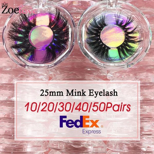 

25mm lashes mink eyelashes false bulk 10/20/30 pairs wholesale makeup dramatic lash boxes packaging cases vendor 3d lashes1