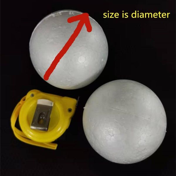 

party decoration white round modeling foam polystyrene styrofoam balls diy craft for children wedding xmas decor christmas ball