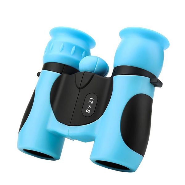 

telescope & binoculars durable plastic children colorful lightweight for kids compact eyepiece optical objective lens outdoor toys