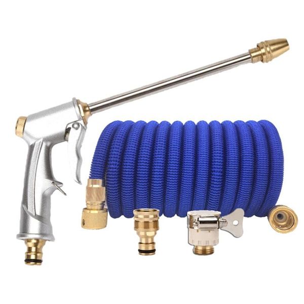 

watering equipments garden hose with water gun set expandable magic eu high pressure car wash spray sprayer