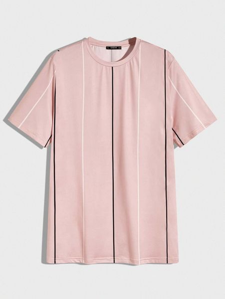 

men short sleeve striped tee z3ya#, White;black