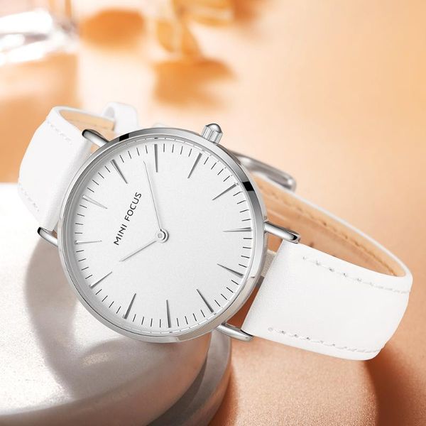 

wristwatches women quartz watch women's fashion watches with leather strap 3atm waterproof female wristbands (box packaged), Slivery;brown