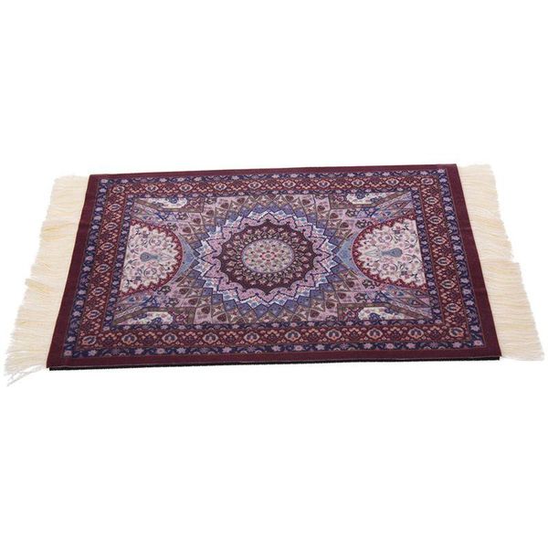

mouse pads & wrist rests magical persian pad rug bohemia carpet purple crown mousepad table cup mat