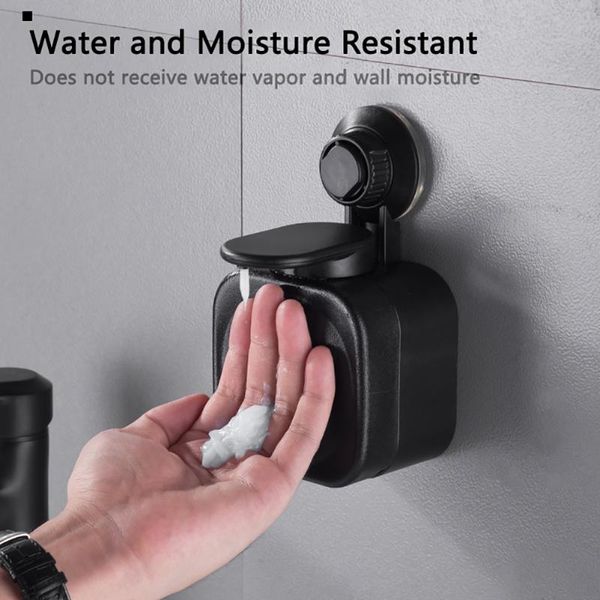 

liquid soap dispenser 200ml wall mount bathroom waterproof holder distributer household manual