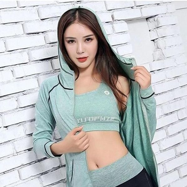 

gym clothing 5 pieces yoga sets fitness high elastic suit quick-drying sports wear for women running sport z2v4, White;black