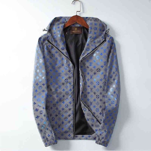 

2021 luxury digner 's bee pattern winter and autumn et long-sved outdoor clothing men casual coats slim fit m-3xl, Black;brown