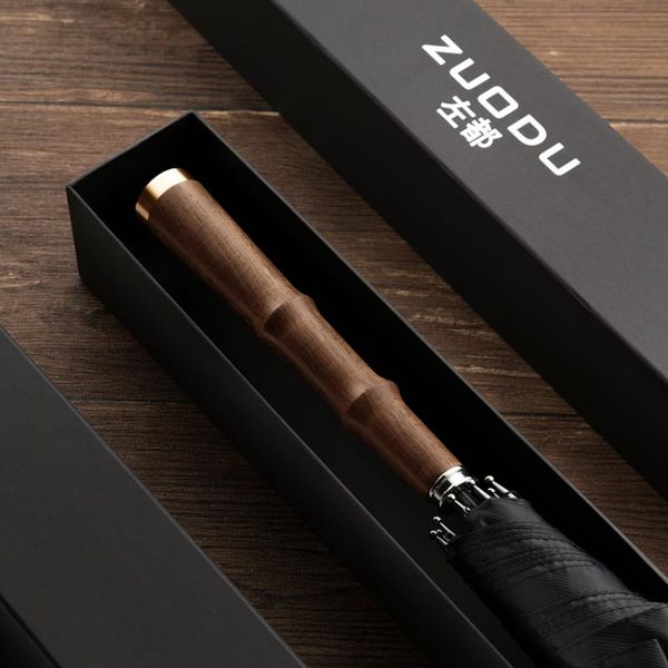 

umbrellas zuodu long handle umbrella automatic large retro luxury men's rain sun outdoor japanese drop