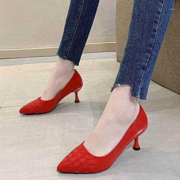 

dress shoes stiletto pointed toe party women pumps shallow mouth wedding woman plus size high heels ladies shoes35-43, Black