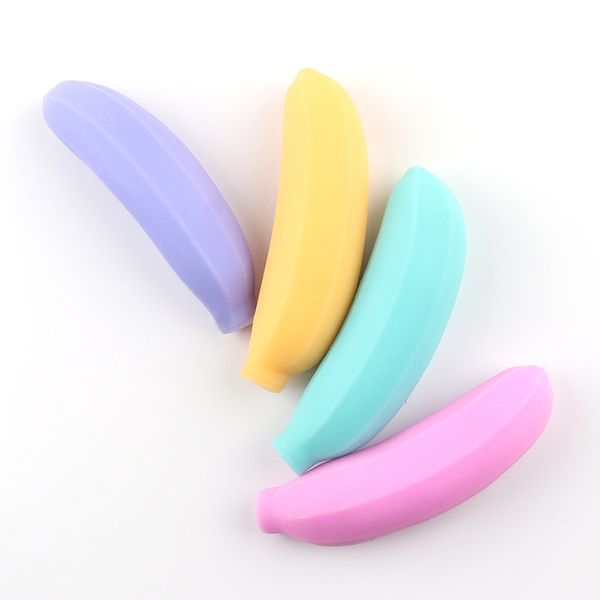 Производители игрушки оптом TPR мини муки мяч моделирования банан месят радость стресс творческая игра дом