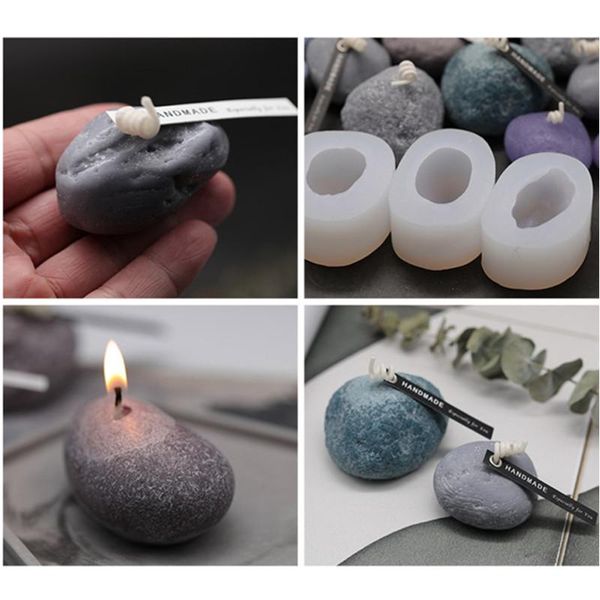 

craft tools ins creative silicone diy soy wax candle mold plaster 3d stone handmade aroma soap mould home decor gift material