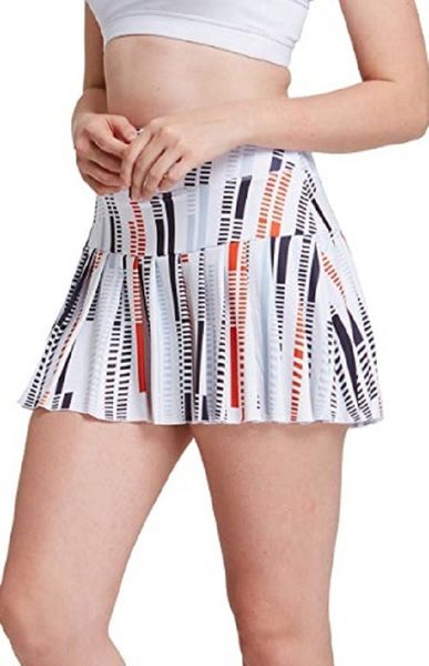 

womens tracksuits gym clothes tennis skirt lu yoga running sports golf skirts mid waist pleated pocket woman midi dresses tech fleece workou, Gray