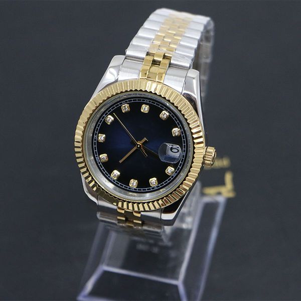 

automatic watch for men luxury digital wrist ceramic watch waterproof gold strap mobile mechanical fashion sapphire clock branded wristwatc, Slivery;brown