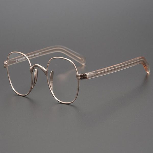 Óculos de sol da moda enquadra os óculos de titânio puro japoneses