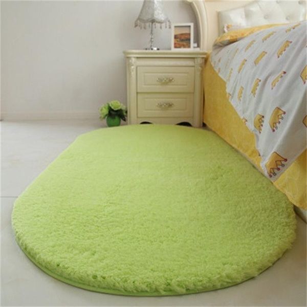 

carpets home oval carpet bedroom bedside living room sofa coffee table mat floor study bathroom plush fluffy soft thickened non-slip rug