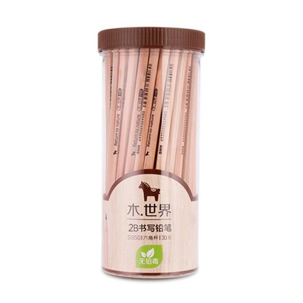 

gift sets 2021 wood color hexagonal non-toxic barrel drawing and writing pencil
