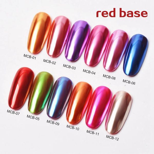 

ltra-bright magic mirror powder for nail art gold silver pure color super optical metal electroplating powder1, Silver;gold