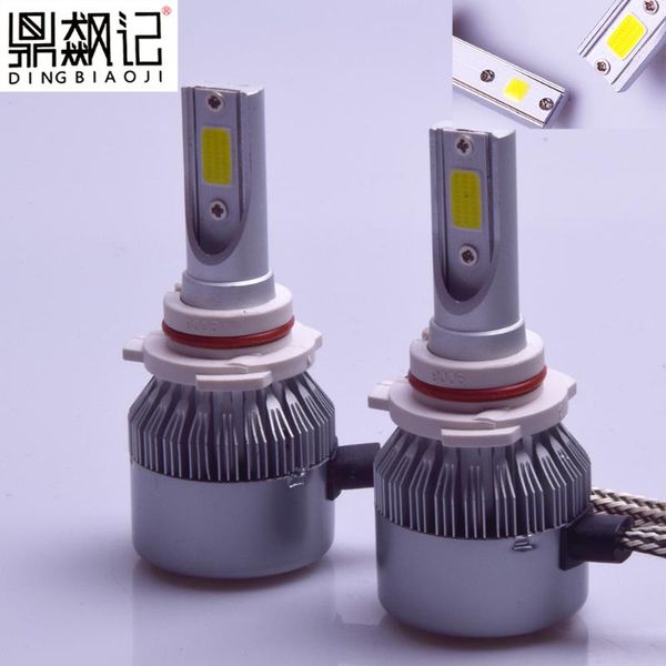 

car headlights , est c6 9006auto bulb kit lights 72w 7600lm, led lamp with