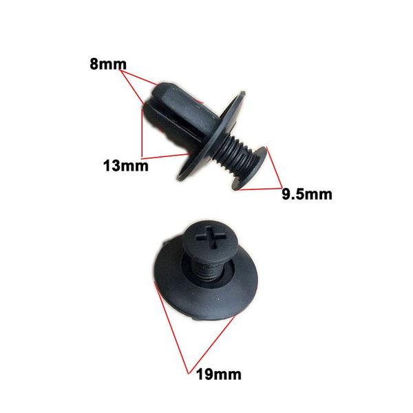 

other vehicle tools 20pcs general purpose plastic expansion screw buckle for automobile leaf board fender retaining clip xiaobaishu