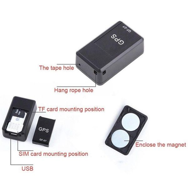 Nuovo Smart Mini Gps Tracker Localizzatore Gps per auto Forte tempo reale Magnetico Piccolo dispositivo di localizzazione GPS Auto Moto Camion Bambini Adolescenti Old276r