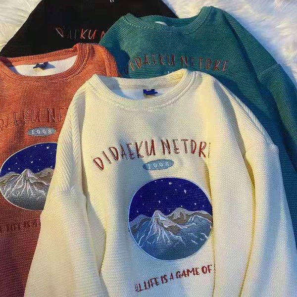

women's hoodies & sweatshirts letter graphic embroidery pullovers crewneck sweatshirt women long sleeve fleece thick winter oversized h, Black