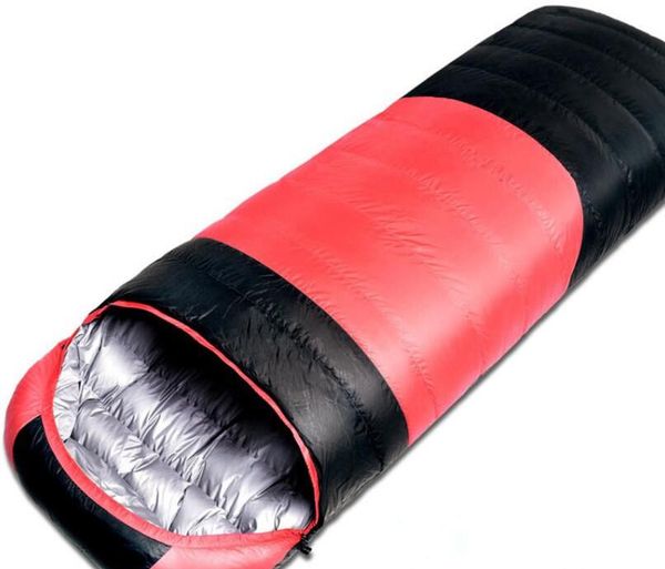 

outdoor camping thicken stitching duck down sleeping bag bags