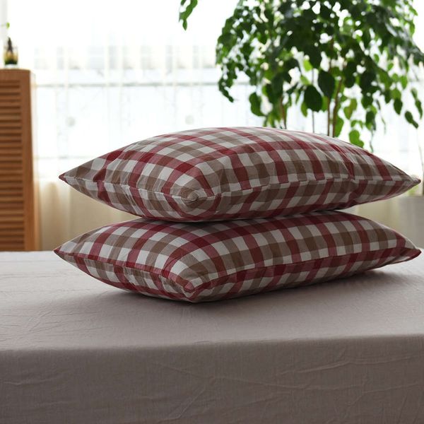 

muji japanese washable cotton pillow case all pure single student dormitory